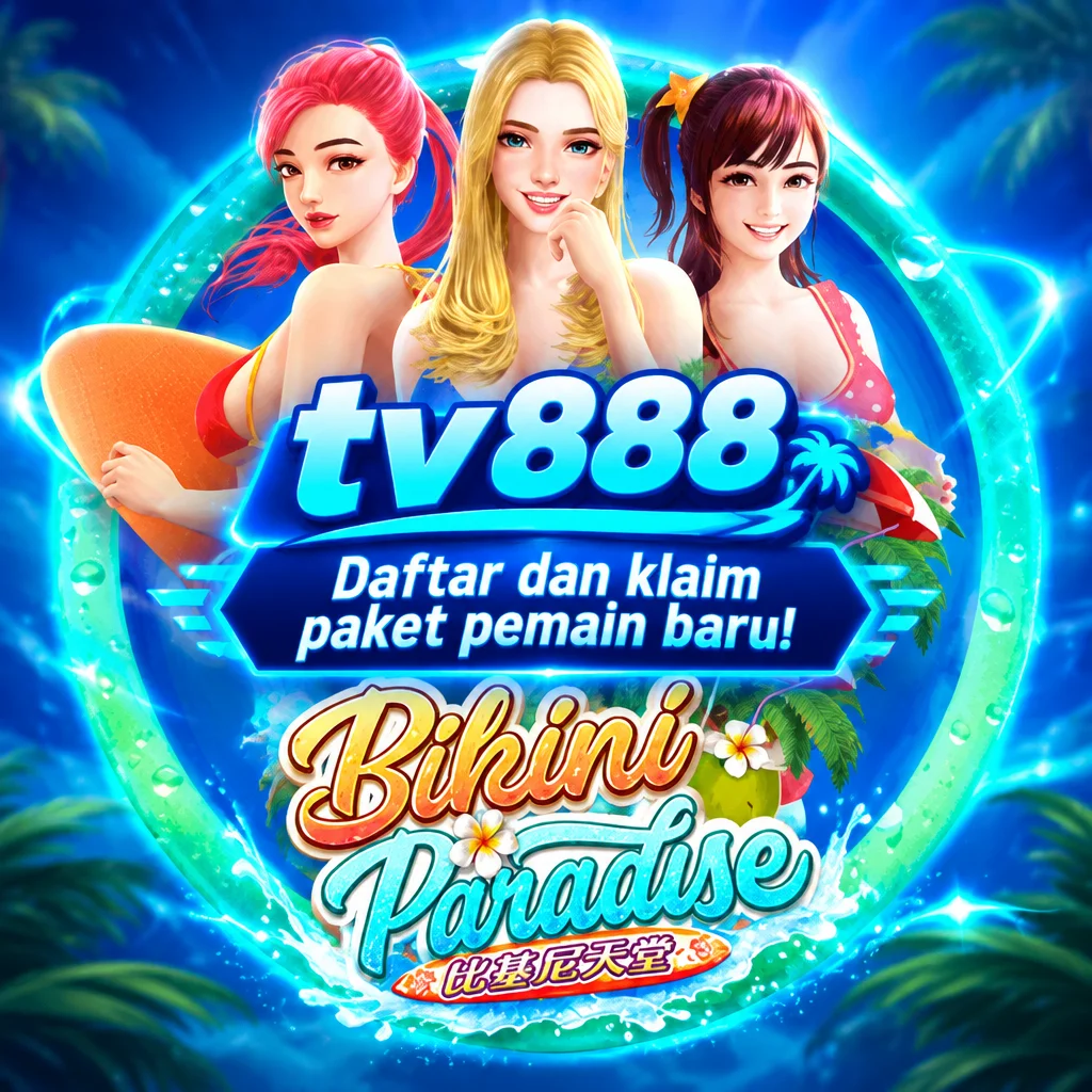 tv888 · Bikini Paradise · Tampilan permainan